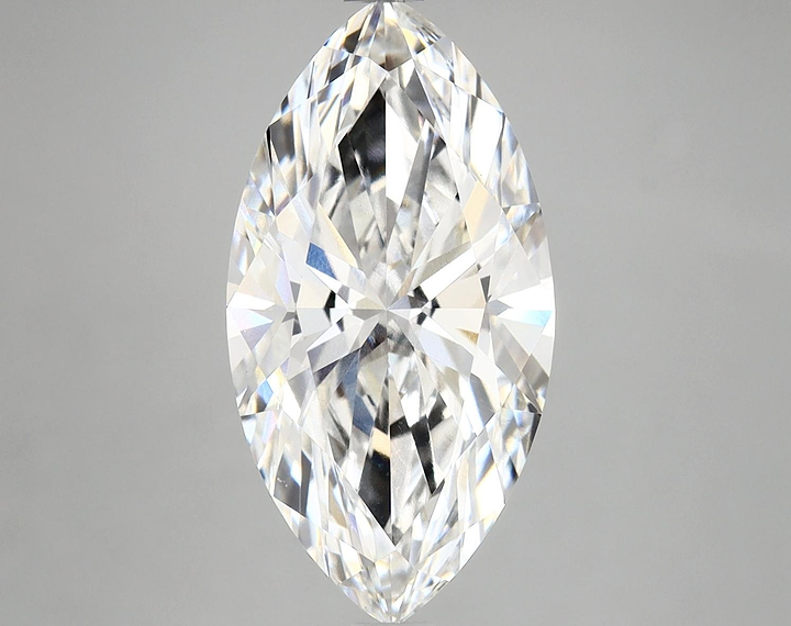 3.85 Carat Marquise Shaped Ideal Cut VVS2 IGI Certified Lab Grown Diamond