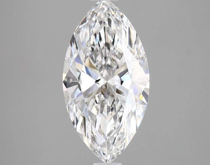 1.97 Carat Marquise Shaped Very Good Cut VVS2 IGI Certified Lab Grown Diamond