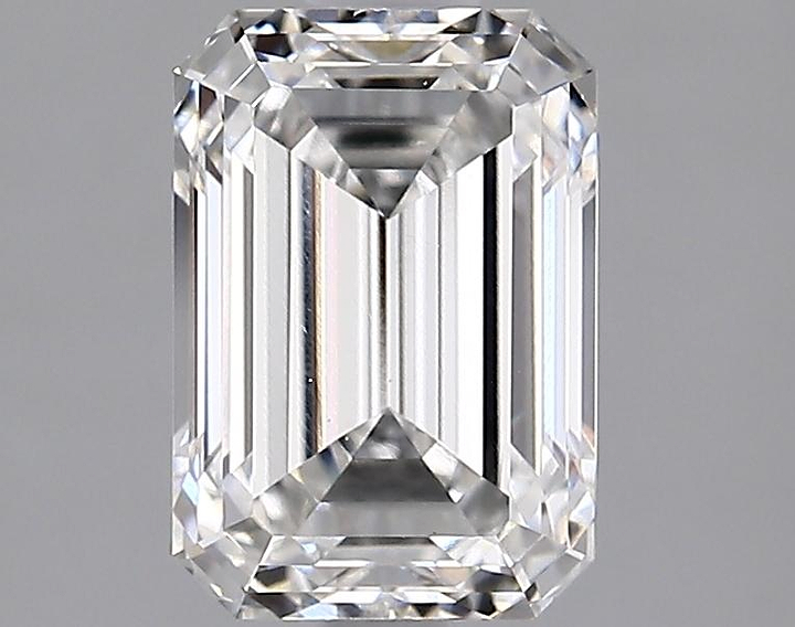 2.08 Carat Emerald Shaped Ideal Cut VVS2 IGI Certified Lab Grown Diamond