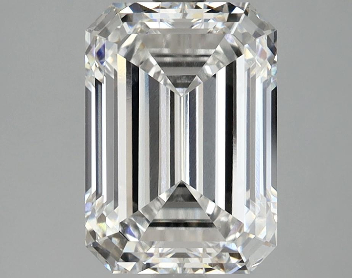 3.06 Carat Emerald Shaped Ideal Cut VVS2 IGI Certified Lab Grown Diamond