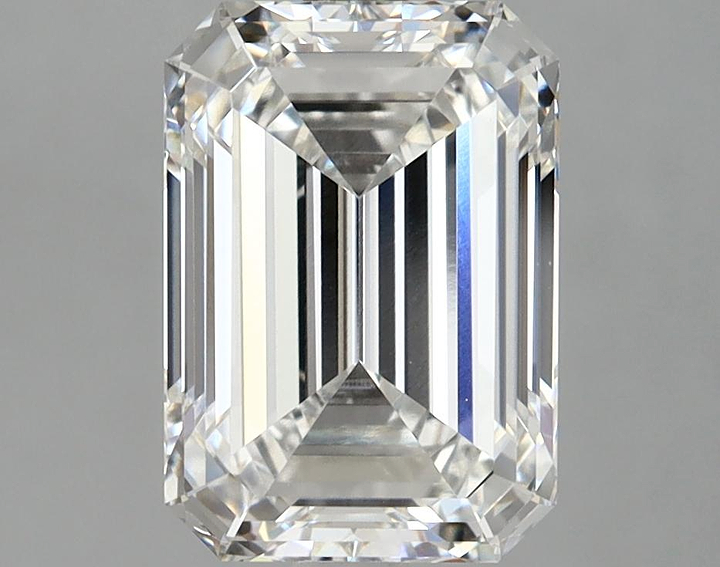 3.05 Carat Emerald Shaped Ideal Cut VVS2 IGI Certified Lab Grown Diamond