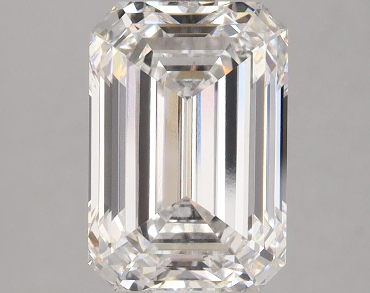 3.09 Carat Emerald Shaped Ideal Cut VVS2 IGI Certified Lab Grown Diamond