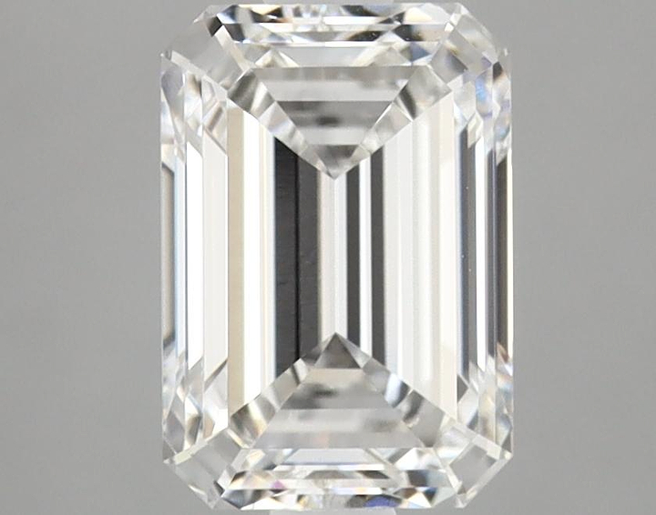 2.08 Carat Emerald Shaped Ideal Cut VVS2 IGI Certified Lab Grown Diamond