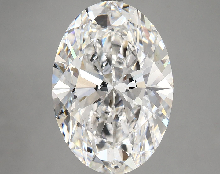 6.17 Carat Oval Shaped Ideal Cut VS2 IGI Certified Lab Grown Diamond