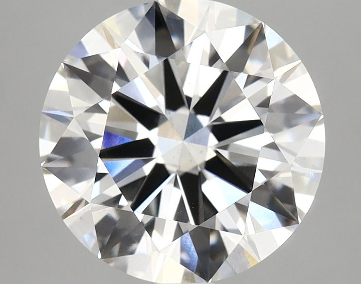 4.04 Carat Round Shaped Excellent Cut VVS2 IGI Certified Lab Grown Diamond