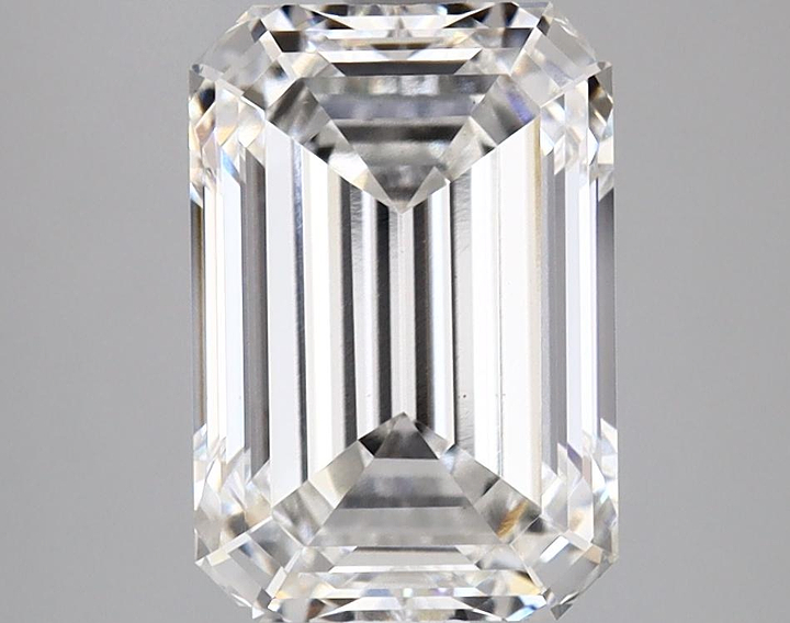 3.09 Carat Emerald Shaped Ideal Cut VS1 IGI Certified Lab Grown Diamond