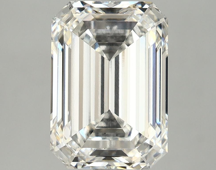 3.68 Carat Emerald Shaped Ideal Cut VS1 IGI Certified Lab Grown Diamond