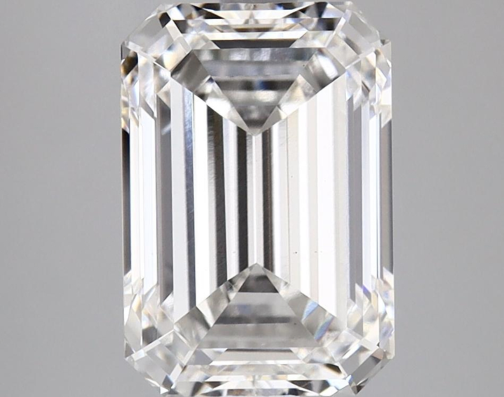 3.27 Carat Emerald Shaped Ideal Cut VS2 IGI Certified Lab Grown Diamond