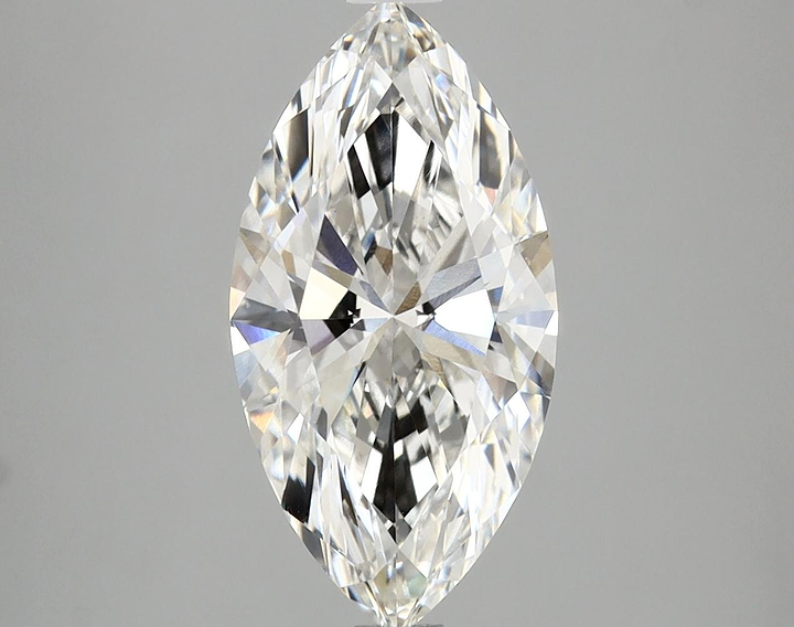 2.32 Carat Marquise Shaped Ideal Cut VVS2 IGI Certified Lab Grown Diamond