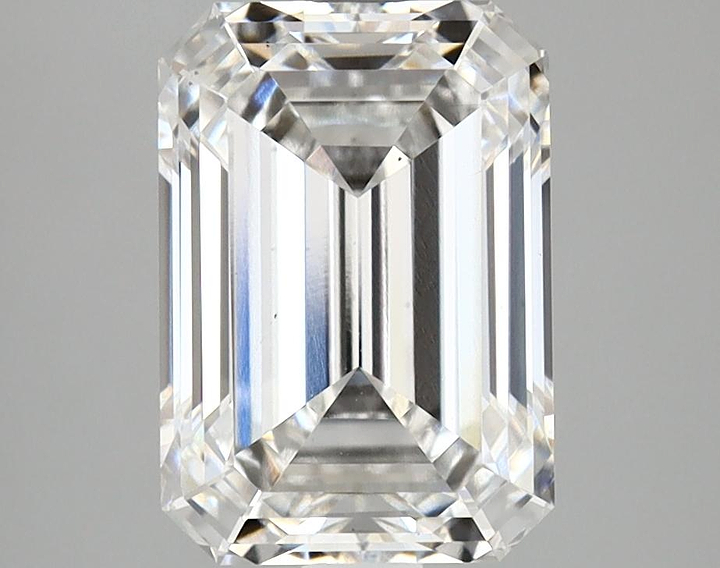 2.91 Carat Emerald Shaped Ideal Cut VS1 IGI Certified Lab Grown Diamond