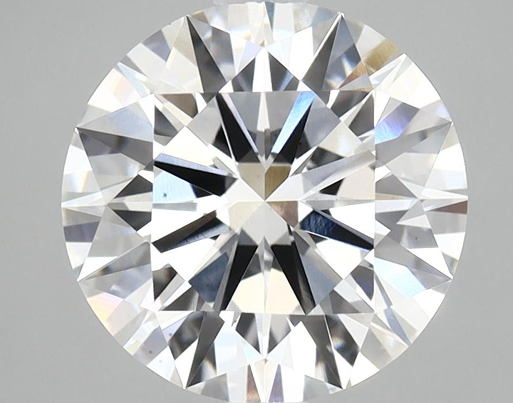 3.92 Carat Round Shaped Excellent Cut VVS2 IGI Certified Lab Grown Diamond