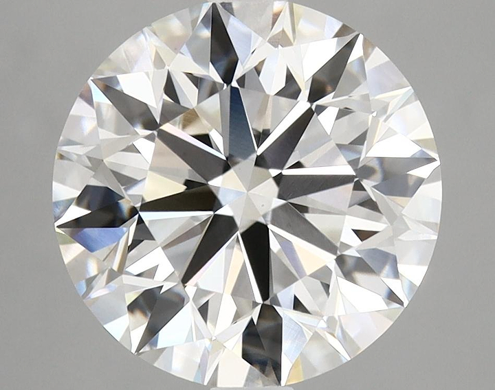 3.97 Carat Round Shaped Excellent Cut VVS2 IGI Certified Lab Grown Diamond