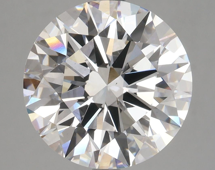 5.34 Carat Round Shaped Ideal Cut VS1 IGI Certified Lab Grown Diamond