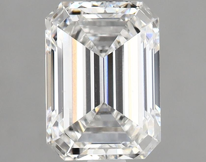 2.04 Carat Emerald Shaped Excellent Cut VVS2 IGI Certified Lab Grown Diamond