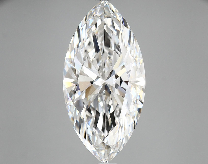 5.21 Carat Marquise Shaped Ideal Cut VVS2 IGI Certified Lab Grown Diamond