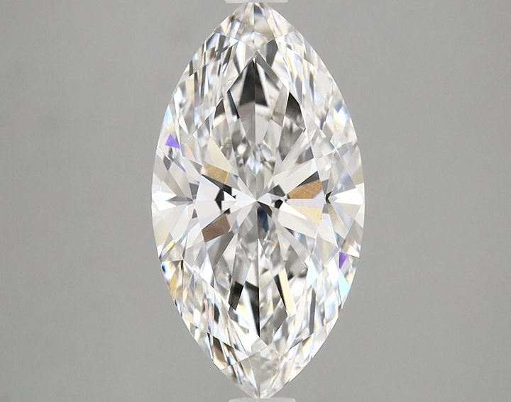 2.37 Carat Marquise Shaped Excellent Cut VVS2 IGI Certified Lab Grown Diamond