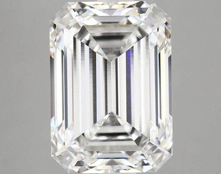 3.05 Carat Emerald Shaped Ideal Cut VS2 IGI Certified Lab Grown Diamond