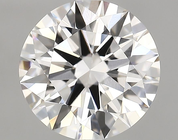 3.74 Carat Round Shaped Ideal Cut VVS2 IGI Certified Lab Grown Diamond
