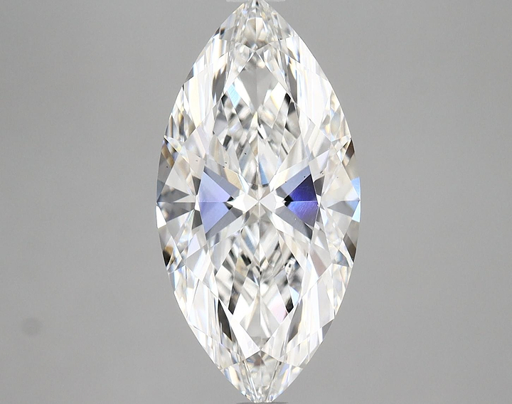 3.06 Carat Marquise Shaped Ideal Cut VS2 IGI Certified Lab Grown Diamond