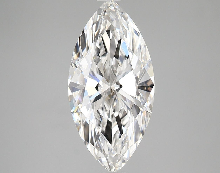 1.92 Carat Marquise Shaped Ideal Cut VVS2 IGI Certified Lab Grown Diamond