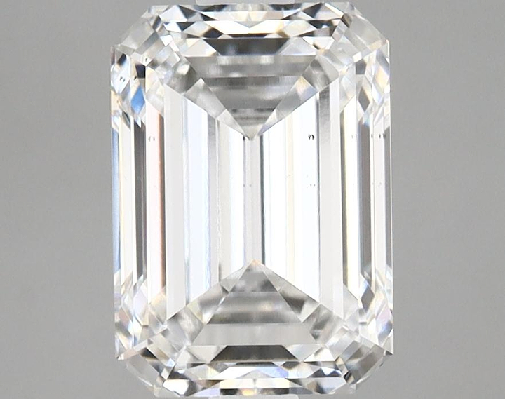 2.6 Carat Emerald Shaped Ideal Cut VS2 IGI Certified Lab Grown Diamond