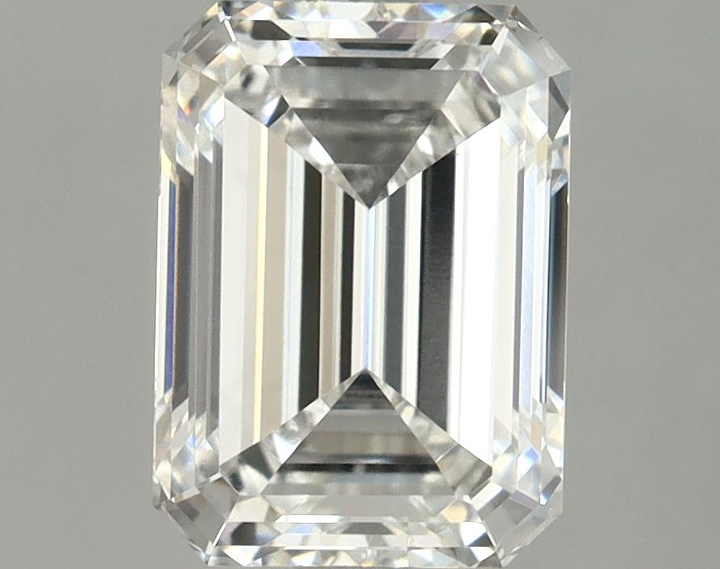 2.03 Carat Emerald Shaped Excellent Cut VVS2 IGI Certified Lab Grown Diamond