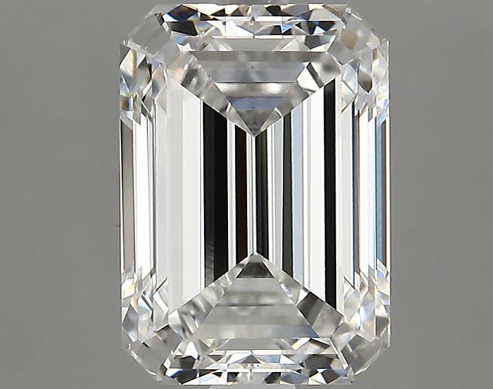 2.98 Carat Emerald Shaped Ideal Cut VVS2 IGI Certified Lab Grown Diamond
