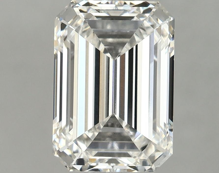 2.05 Carat Emerald Shaped Ideal Cut VVS2 IGI Certified Lab Grown Diamond