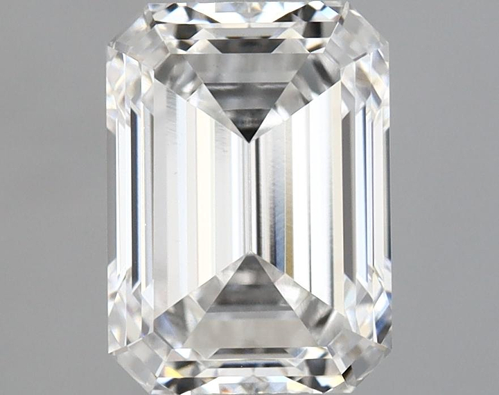 1.36 Carat Emerald Shaped Excellent Cut VVS2 IGI Certified Lab Grown Diamond