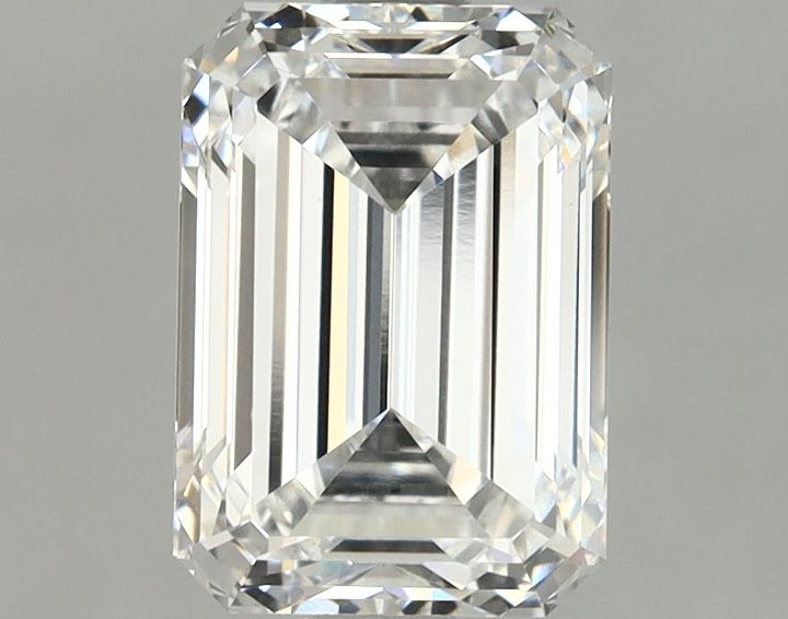 1.9 Carat Emerald Shaped Ideal Cut VVS2 IGI Certified Lab Grown Diamond