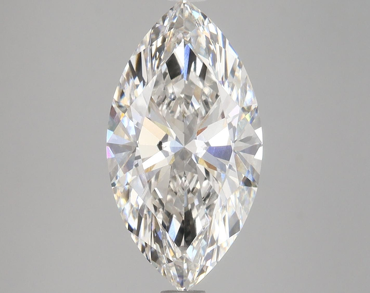 3.53 Carat Marquise Shaped Excellent Cut VVS2 IGI Certified Lab Grown Diamond