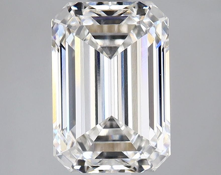 2.39 Carat Emerald Shaped Ideal Cut VVS2 IGI Certified Lab Grown Diamond