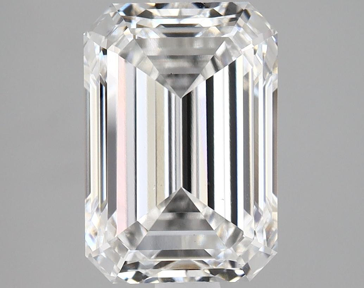 2.52 Carat Emerald Shaped Ideal Cut VS1 IGI Certified Lab Grown Diamond