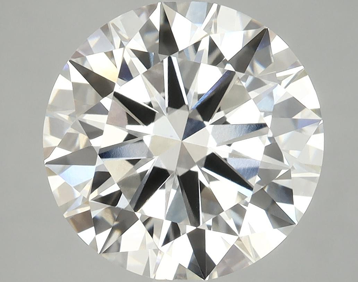 6.08 Carat Round Shaped Ideal Cut VS1 IGI Certified Lab Grown Diamond