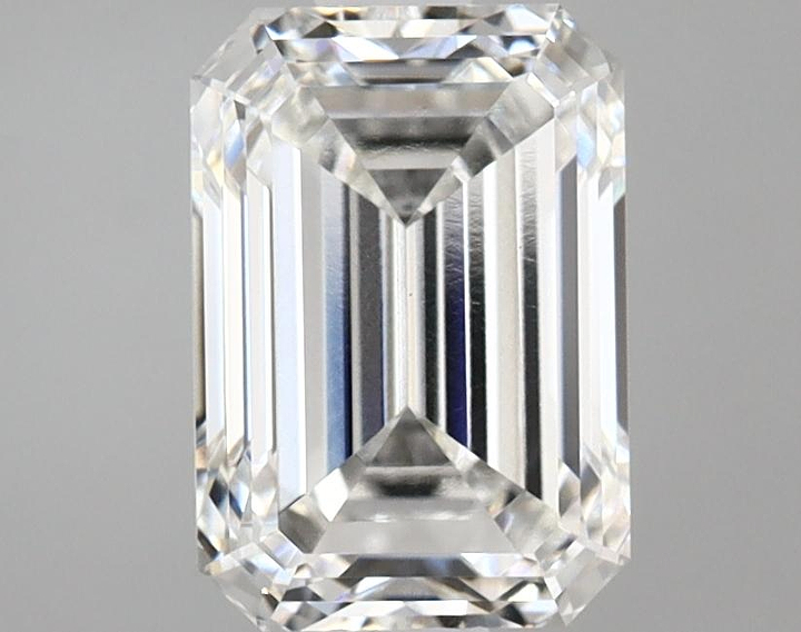 1.98 Carat Emerald Shaped Ideal Cut VVS2 IGI Certified Lab Grown Diamond