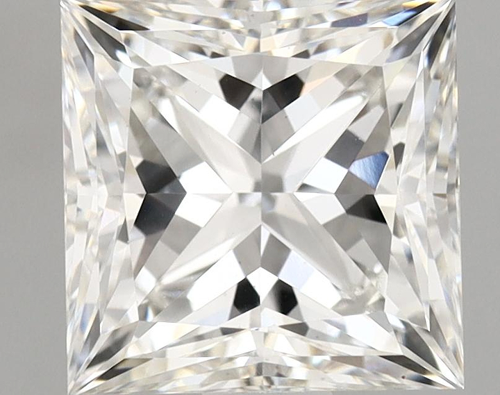 1.61 Carat Princess Shaped Ideal Cut VS1 IGI Certified Lab Grown Diamond