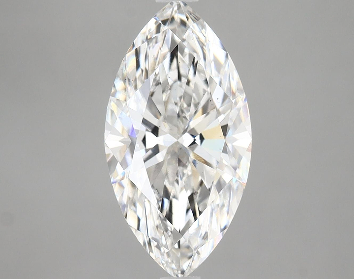 2.7 Carat Marquise Shaped Ideal Cut VS2 IGI Certified Lab Grown Diamond