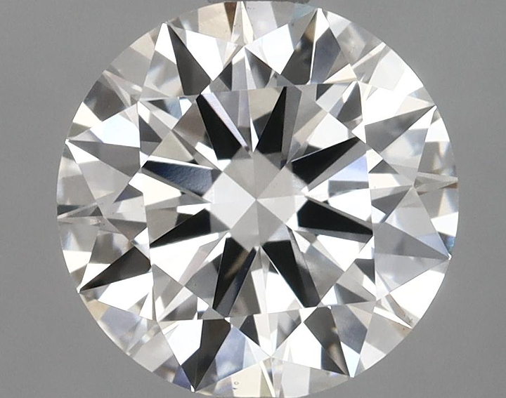 2.03 Carat Round Shaped Ideal Cut VS1 IGI Certified Lab Grown Diamond