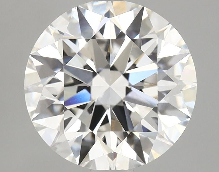 2.21 Carat Round Shaped Ideal Cut VVS2 IGI Certified Lab Grown Diamond