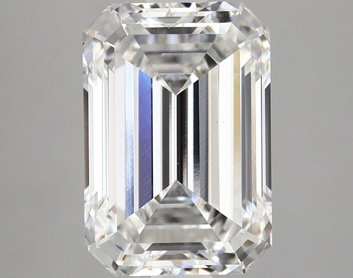 3.06 Carat Emerald Shaped Ideal Cut VS2 IGI Certified Lab Grown Diamond