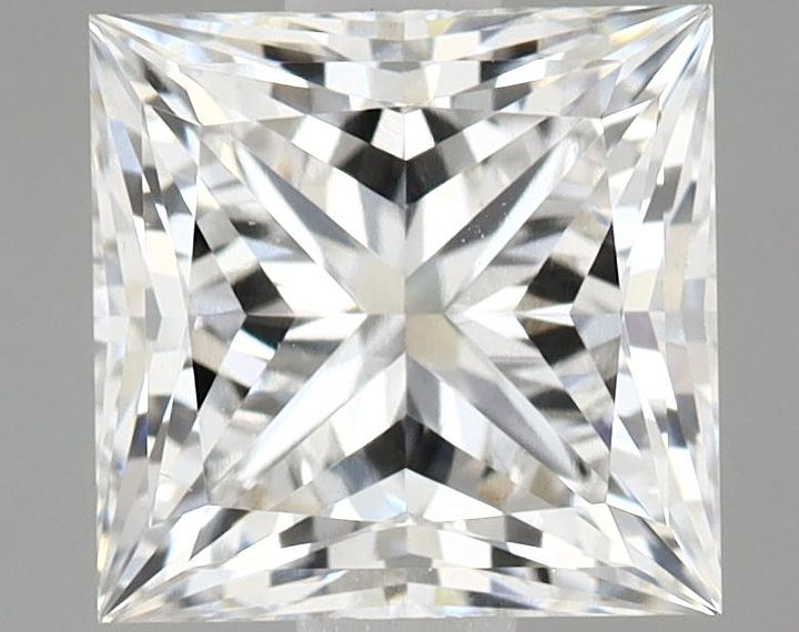 1.51 Carat Princess Shaped Ideal Cut VS1 IGI Certified Lab Grown Diamond