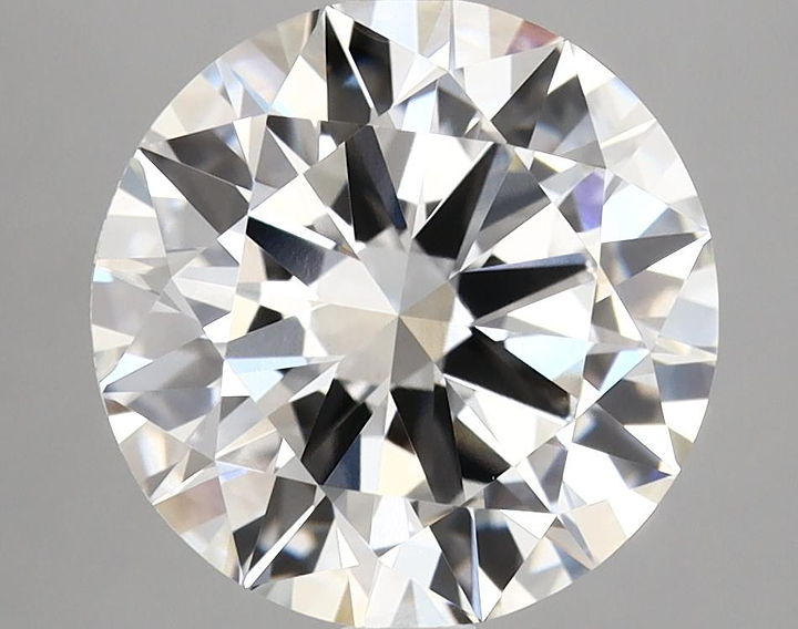 3.8 Carat Round Shaped Excellent Cut VVS2 IGI Certified Lab Grown Diamond