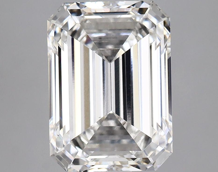 3.03 Carat Emerald Shaped Excellent Cut VS2 IGI Certified Lab Grown Diamond