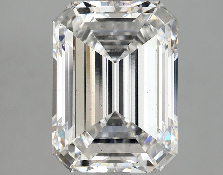 3.02 Carat Emerald Shaped Excellent Cut VS2 IGI Certified Lab Grown Diamond