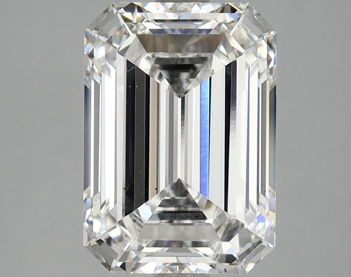 3.04 Carat Emerald Shaped Ideal Cut VS2 IGI Certified Lab Grown Diamond