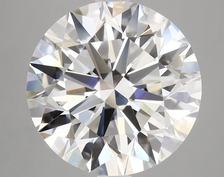 5.46 Carat Round Shaped Excellent Cut VVS2 IGI Certified Lab Grown Diamond