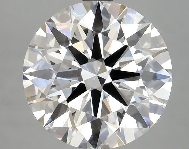 3.08 Carat Round Shaped Ideal Cut VVS2 IGI Certified Lab Grown Diamond