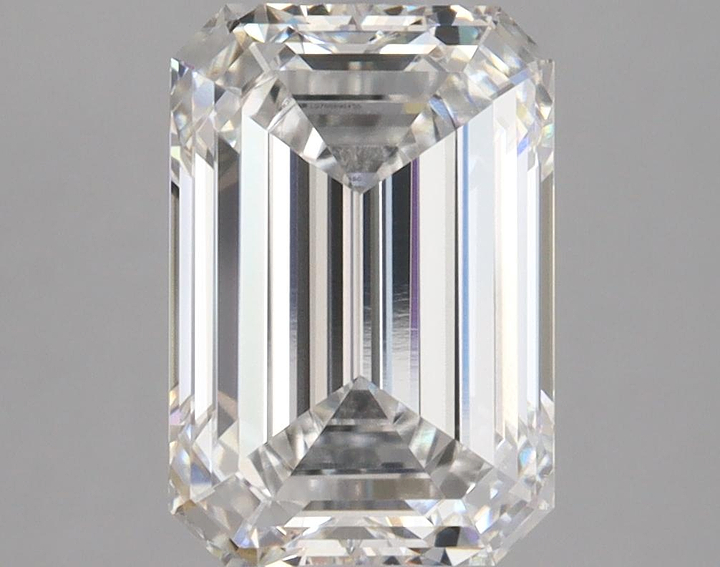 2.58 Carat Emerald Shaped Ideal Cut VVS2 IGI Certified Lab Grown Diamond