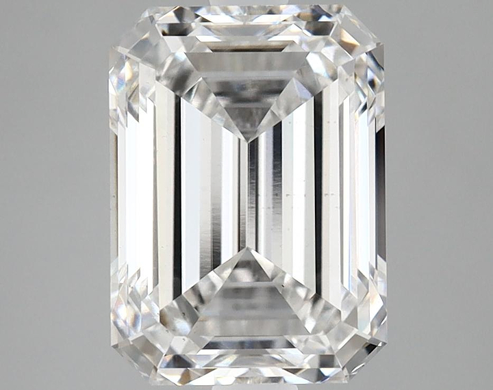 3.05 Carat Emerald Shaped Excellent Cut VS2 IGI Certified Lab Grown Diamond