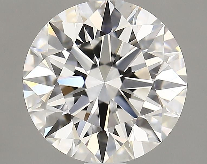 2.57 Carat Round Shaped Ideal Cut VVS2 IGI Certified Lab Grown Diamond